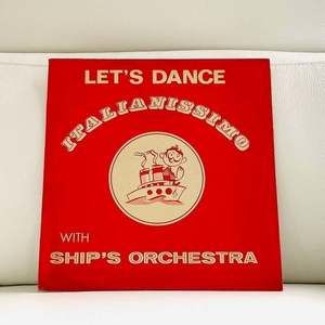 LP Ship's Orchestra - Let's Dance Italianissimo Vinyl Record